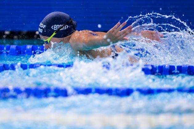 260812 Tea Winblad of Sweden competes in women™s 400 meters individual medley swimming heats during day 13 of the 2026 European Aquatics Championships on August 12, 2026 in Saint-Denis. Photo: Joel Marklund BILDBYRAN kod JM JM0840 bbeng simning swimming svomming 2026 european aquatics championships em dam Sverige Sweden *** August 12, 2026: Tea Winblad of Sweden competes in the women’s 400-meter individual medley swimming heats during Day 13 of the 2026 European Aquatics Championships on August 12, 2026 in Saint-Denis. Photo by Joel Marklund, BILDBYRAN, code JM JM0840 bbeng swimming 2026 European Aquatics Championships EMA women Sweden  Copyright: JOELxMARKLUND BB260812JM044
