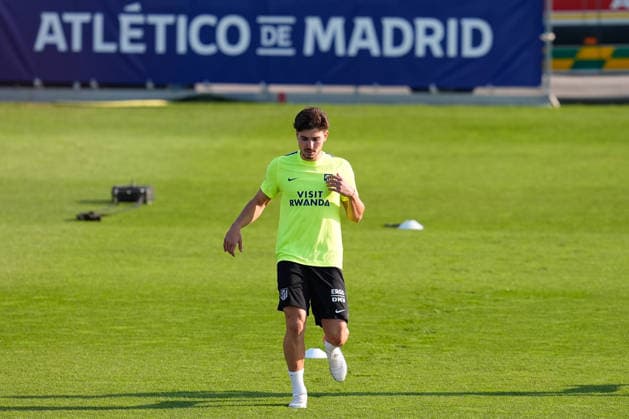 August 12, 2026, Majadahonda, Madrid, Spain: Julian Alvarez during the training day of Atletico de Madrid at Ciudad Deportiva Wanda Atletico de Madrid on August 12, 2026, in Majadahonda, Madrid, Spain. Majadahonda Spain - ZUMAa181 20260812_zaa_a181_002 Copyright: xDennisxAgyemanx