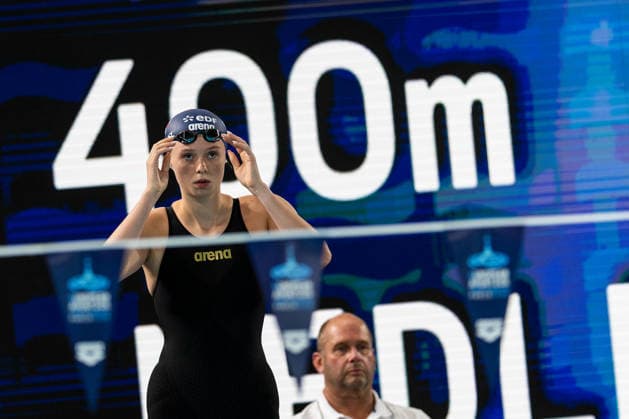 SWIMMING - EAC 2026 PARIS,FRANCE,12.AUG.26 - SWIMMING - European Aquatics Championships Paris 2026, 400m individual medley, women. Image shows Aviva Hollinsky (AUT).  GEPAxpictures xPhilippxBrem