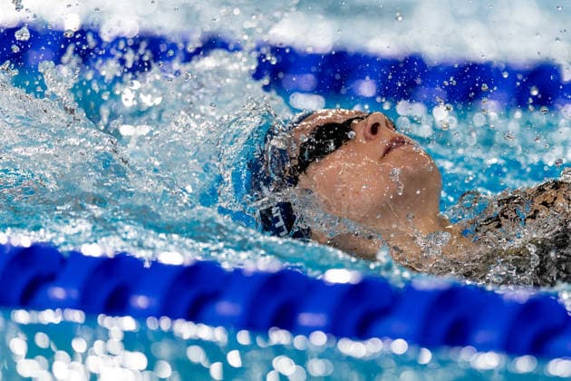 SWIMMING - EAC 2026 PARIS,FRANCE,12.AUG.26 - SWIMMING - European Aquatics Championships Paris 2026, 400m individual medley, women. Image shows Aviva Hollinsky (AUT).  GEPAxpictures xPhilippxBrem