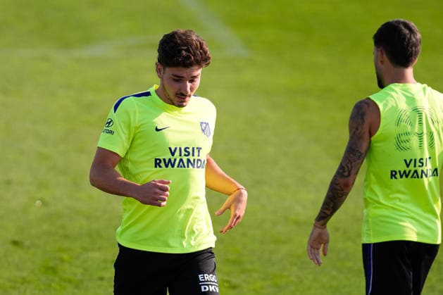 August 12, 2026, Majadahonda, Madrid, Spain: Julian Alvarez during the training day of Atletico de Madrid at Ciudad Deportiva Wanda Atletico de Madrid on August 12, 2026, in Majadahonda, Madrid, Spain. Training Day Of Atletico De Madrid  - ZUMAa181 20260812_zaa_a181_007 Copyright: xDennisxAgyemanx