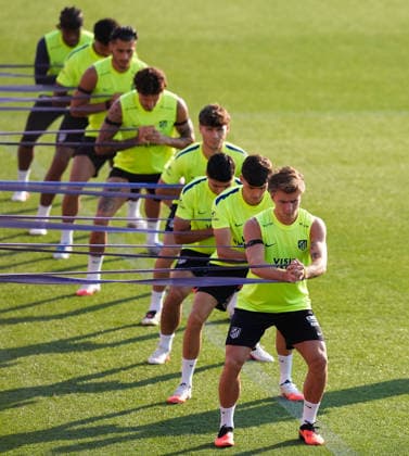 August 12, 2026, Majadahonda, Madrid, Spain: Pablo Barrios during the training day of Atletico de Madrid at Ciudad Deportiva Wanda Atletico de Madrid on August 12, 2026, in Majadahonda, Madrid, Spain. Majadahonda Spain - ZUMAa181 20260812_zaa_a181_017 Copyright: xDennisxAgyemanx