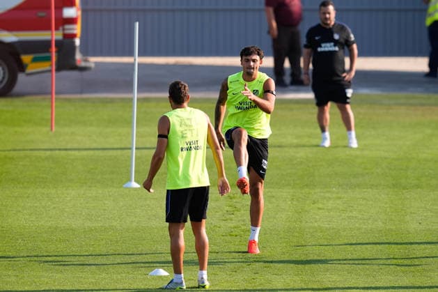 August 12, 2026, Majadahonda, Madrid, Spain: Marc Pubill during the training day of Atletico de Madrid at Ciudad Deportiva Wanda Atletico de Madrid on August 12, 2026, in Majadahonda, Madrid, Spain. Training Day Of Atletico De Madrid  - ZUMAa181 20260812_zaa_a181_030 Copyright: xDennisxAgyemanx