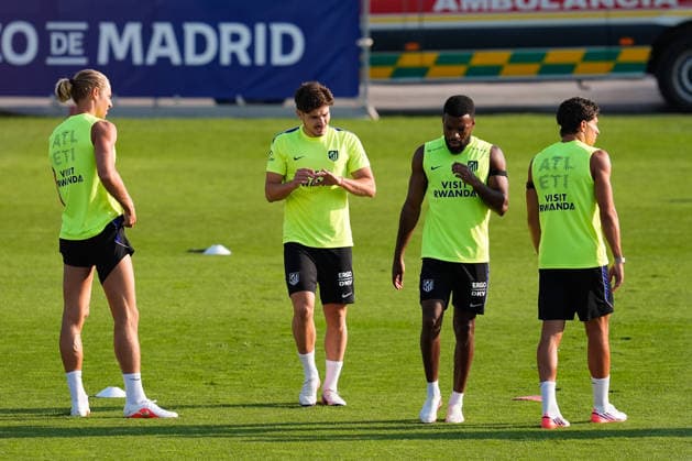 August 12, 2026, Majadahonda, Madrid, Spain: Julian Alvarez during the training day of Atletico de Madrid at Ciudad Deportiva Wanda Atletico de Madrid on August 12, 2026, in Majadahonda, Madrid, Spain. Majadahonda Spain - ZUMAa181 20260812_zaa_a181_040 Copyright: xDennisxAgyemanx