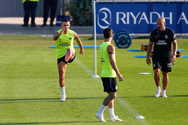 August 12, 2026, Majadahonda, Madrid, Spain: Alejandro Grimaldo during the training day of Atletico de Madrid at Ciudad Deportiva Wanda Atletico de Madrid on August 12, 2026, in Majadahonda, Madrid, Spain. Training Day Of Atletico De Madrid  - ZUMAa181 20260812_zaa_a181_053 Copyright: xDennisxAgyemanx