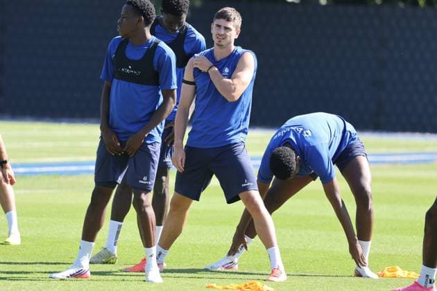 KAA Gent Gent, Belgium 12 08 2026 KAA Gent - IFK Göteborg, the players pictured during the training on 12 August 2026. ( Picture by Gianni Barbieux Photo News ) Maksim Paskotsi  Copyright: xGiannixBarbieuxx