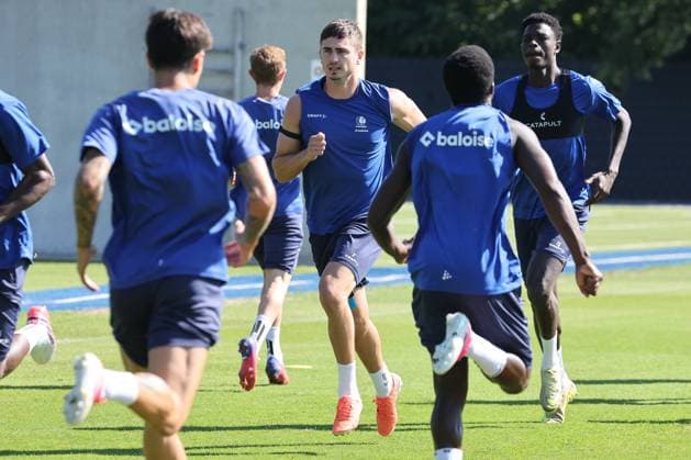 KAA Gent Gent, Belgium 12 08 2026 KAA Gent - IFK Göteborg, the players pictured during the training on 12 August 2026. ( Picture by Gianni Barbieux Photo News ) Maksim Paskotsi  Copyright: xGiannixBarbieuxx