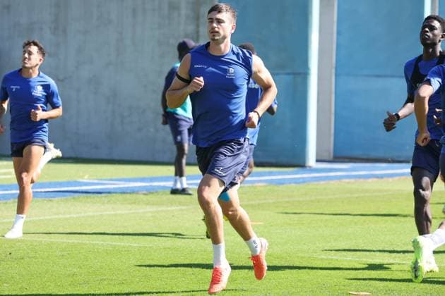KAA Gent Gent, Belgium 12 08 2026 KAA Gent - IFK Göteborg, the players pictured during the training on 12 August 2026. ( Picture by Gianni Barbieux Photo News ) Maksim Paskotsi  Copyright: xGiannixBarbieuxx