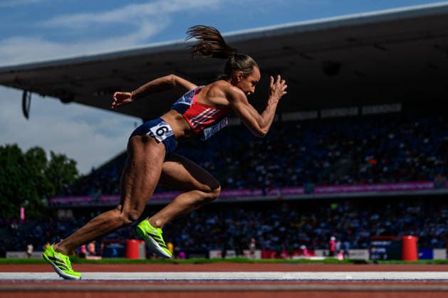260812 Astri Ayo Lakeri Ertzgaard of Norway competes in women™s 400 meter qualification during day 3 of the 2026 European Athletics Championships on August 12, 2026 in Birmingham. Photo: Maxim Thore BILDBYRAN kod MT MT1066 friidrott athletics friidrett friidrotts-em em friidretts-em 2026 european athletics championships 3 bbeng dam damer women norge norway *** August 12, 2026: Astri Ayo Lakeri Ertzgaard of Norway competes in the women’s 400-meter qualifying round on Day 3 of the 2026 European Athletics Championships on August 12, 2026 in Birmingham. Photo by Maxim Thore. BILDBYRAN code MT MT1066 track and field athletics friidrett friidrotts em em friidretts em 2026 European Athletics Championships 3 bbeng women Norway  Copyright: MAXIMxTHORE BB260812MT018