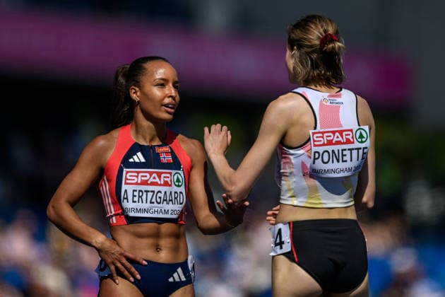 260812 Astri Ayo Lakeri Ertzgaard of Norway competes in women™s 400 meter qualification during day 3 of the 2026 European Athletics Championships on August 12, 2026 in Birmingham. Photo: Maxim Thore BILDBYRAN kod MT MT1066 friidrott athletics friidrett friidrotts-em em friidretts-em 2026 european athletics championships 3 bbeng dam damer women norge norway *** August 12, 2026: Astri Ayo Lakeri Ertzgaard of Norway competes in the women’s 400-meter qualifying round on Day 3 of the 2026 European Athletics Championships on August 12, 2026 in Birmingham. Photo by Maxim Thore. BILDBYRAN code MT MT1066 track and field athletics friidrett friidrotts em em friidretts em 2026 European Athletics Championships 3 bbeng women Norway  Copyright: MAXIMxTHORE BB260812MT022