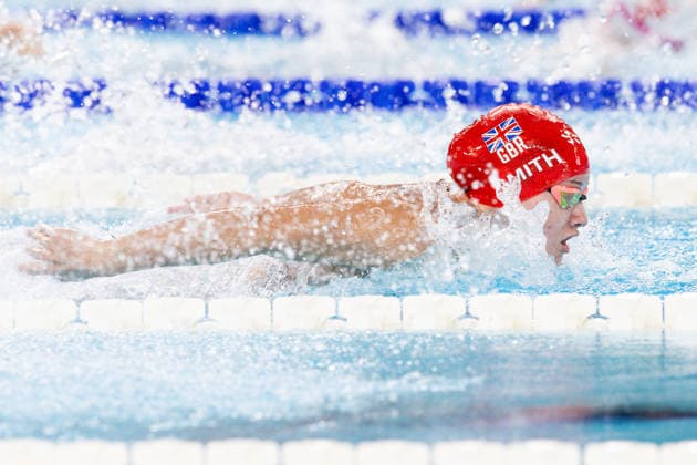 European Aquatics Championships Swimming Day 3 Amalie Smith during European Aquatics Championships Swimming Day 3 in Paris, France, on August 12, 2026 Paris France  Copyright: xFotoxOlimpikx originalFilename:jastrzebowski-european260812_npLwd.jpg