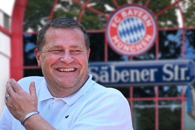 ACHTUNG FOTOMONTAGE: Entscheidung um Max EBERL (Sportvorstand FC Bayern Muenchen) offenbar gefallen-Vertrag verlaengert. ARCHIVFOTO: lacht,lachen,lachend,optimistisch,gutgelaunt, Einzelbild,angeschnittenes Einzelmotiv,Halbfigur,halbe Figur. Testspiel FC Rottach Egern - FC Bayern Muenchen Trainingslager in Rottach Egern am 30.07.2026. Fussball 1. Bundesliga,Saison 2026 2027. *** ATTENTION: PHOTO MONTAGE—Decision on Max EBERL, sporting director of FC Bayern Munich, apparently made; contract extended. ARCHIVE PHOTO: laughing, laughter, smiling, optimistic, in good spirits, Single image, cropped single subject, half-length portrait, half-figure Friendly match: FC Rottach Egern vs. FC Bayern Munich Training camp in Rottach Egern on July 30, 2026 Soccer, Bundesliga 1, 2026–2027 season