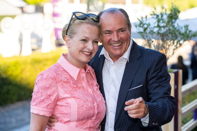 Wolfram Kons mit Frau Alexa Media Night während der FEI World Championships Aachen 2026, 11.08.2026 FEI World Championships Aachen 2026, Media Night, 11.08.2026 Aachen *** Wolfram Kons with his wife Alexa at Media Night during the 2026 FEI World Championships in Aachen, August 11, 2026; 2026 FEI World Championships in Aachen, Media Night, August 11, 2026; Aachen Copyright: xEibner-Pressefoto J.xDerondeaux EP_JDU