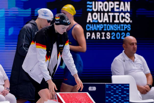 France, Paris, Centre Aquatique Olympique Metropole du Grand Paris, 12.08.2026, European Aquatics Championships, Day 13 - Morning Session, Nina Holt, SC Magdeburg, Germany, Photo by Eibner Pressefoto Tino Henschel European Aquatics Championships, Day 13 - Morning Session Paris *** France, Paris, Centre Aquatique Olympique Metropole du Grand Paris, August 12, 2026, European Aquatics Championships, Day 13 Morning Session, Nina Holt, SC Magdeburg, Germany, Photo by Eibner Pressefoto Tino Henschel European Aquatics Championships, Day 13 Morning Session Paris Copyright: xEibnerxPressefotox