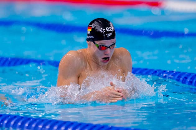 France, Paris, Centre Aquatique Olympique Metropole du Grand Paris, 12.08.2026, European Aquatics Championships, Day 13 - Morning Session, Mathis Schoenung, SG EWR-Rheinhessen Mainz, Germany, Photo by Eibner Pressefoto Tino Henschel European Aquatics Championships, Day 13 - Morning Session Paris *** France, Paris, Centre Aquatique Olympique Metropole du Grand Paris, August 12, 2026, European Aquatics Championships, Day 13 Morning Session, Mathis Schoenung, SG EWR Rheinhessen Mainz, Germany, Photo by Eibner Pressefoto Tino Henschel European Aquatics Championships, Day 13 Morning Session, Paris Copyright: xEibnerxPressefotox