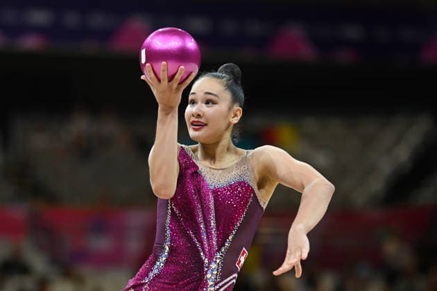 Lauren Grueniger (Schweiz) Weltmeisterschaften Rhythmische Sportgymnastik - Qualifikation Einzel 12.08.2026 Weltmeisterschaften Rhythmische Sportgymnastik - Qualifikation Einzel 12.08.2026, 12.08.2026 Frankfurt *** Lauren Grueniger Switzerland Rhythmic Gymnastics World Championships Individual Qualification August 12, 2026 Rhythmic Gymnastics World Championships Individual Qualification August 12, 2026, August 12, 2026 Frankfurt Copyright: xEibner-Pressefoto xHoepnerx EP_PHR