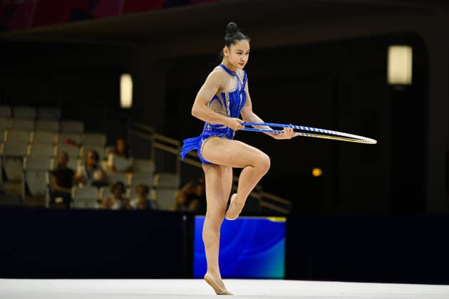 Lauren Grueniger (Schweiz) Weltmeisterschaften Rhythmische Sportgymnastik - Qualifikation Einzel 12.08.2026 Weltmeisterschaften Rhythmische Sportgymnastik - Qualifikation Einzel 12.08.2026, 12.08.2026 Frankfurt *** Lauren Grueniger Switzerland Rhythmic Gymnastics World Championships Individual Qualification August 12, 2026 Rhythmic Gymnastics World Championships Individual Qualification August 12, 2026, August 12, 2026 Frankfurt Copyright: xEibner-Pressefoto xHoepnerx EP_PHR