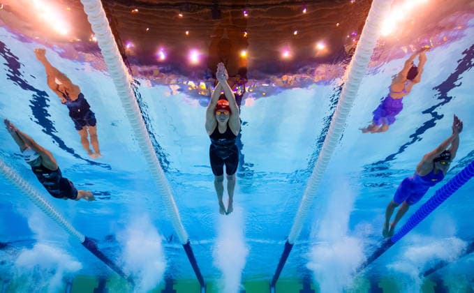 260812 Vivien Jackl of Hungary, Amalie Smith of Great Britain and Noelle Benkler of Germany compete in women™s 400 meters individual medley swimming heats during day 13 of the 2026 European Aquatics Championships on August 12, 2026 in Saint-Denis. Photo: Joel Marklund BILDBYRAN kod JM JM0840 bbeng simning swimming svomming 2026 european aquatics championships em dam *** August 12, 2026: Vivien Jackl of Hungary, Amalie Smith of Great Britain, and Noelle Benkler of Germany compete in the women’s 400-meter individual medley swimming heats during Day 13 of the 2026 European Aquatics Championships on August 12, 2026 in Saint Denis. Photo by Joel Marklund. BILDBYRAN code JM JM0840 bbeng swimming 2026 European Aquatics Championships EM women’s  Copyright: JOELxMARKLUND BB260812JM067