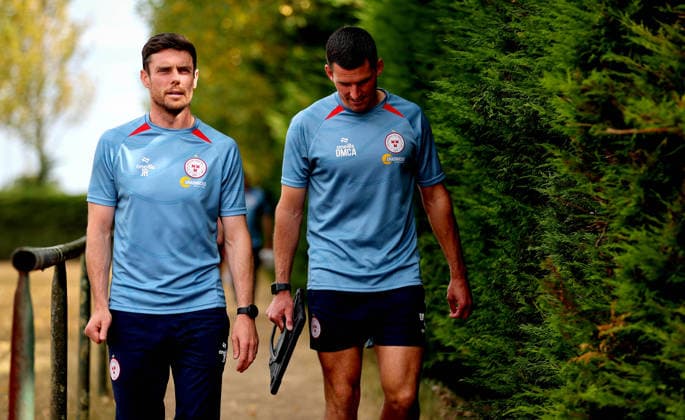 Shelbourne Squad Training & press conference, PK, Pressekonferenz AUL Complex, Dublin 12 8 2026 Manager Jonh Russell and assistant coach David McAllister Jonh Russell and David McAllister 12 8 2026  Copyright: xx RB2_7722
