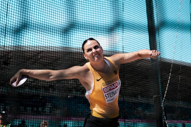 Marike Steinacker (TSV Bayer 04 Leverkusen, Diskuswurf Frauen), GBR, Leichtathletik, Athletics, European Athletics Championships 2026, Leichtathletik Europameisterschaft 2026, Birmingham 2026, 09.08.2026, GBR, Leichtathletik, Athletics, European Athletics Championships 2026, Leichtathletik Europameisterschaft 2026, Birmingham 2026, 09.08.2026 Birmingham *** Marike Steinacker, TSV Bayer 04 Leverkusen, Women s Discus Throw, GBR, Track and Field, Athletics, 2026 European Athletics Championships, 2026 European Track and Field Championships, Birmingham 2026, August 9, 2026, GBR, Track and Field, Athletics, 2026 European Athletics Championships, 2026 European Track and Field Championships, Birmingham 2026, August 9, 2026, Birmingham Copyright: xStefanxMayerx EP_SMR