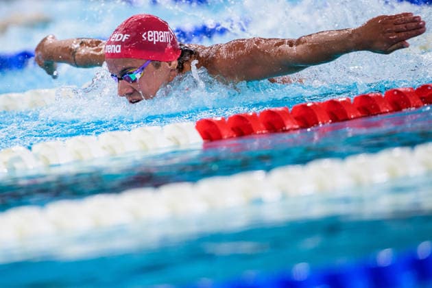 260812 Noe Ponti of Switzerland competes in men™s 100 meters butterfly swimming heats during day 13 of the 2026 European Aquatics Championships on August 12, 2026 in Saint-Denis. Photo: Joel Marklund BILDBYRAN kod JM JM0840 bbeng simning swimming svomming 2026 european aquatics championships em *** August 12, 2026: Noe Ponti of Switzerland competes in the men’s 100-meter butterfly swimming heats during Day 13 of the 2026 European Aquatics Championships on August 12, 2026 in Saint Denis. Photo by Joel Marklund. BILDBYRAN code JM JM0840 bbeng swimming 2026 European Aquatics Championships EM  Copyright: JOELxMARKLUND BB260812JM071