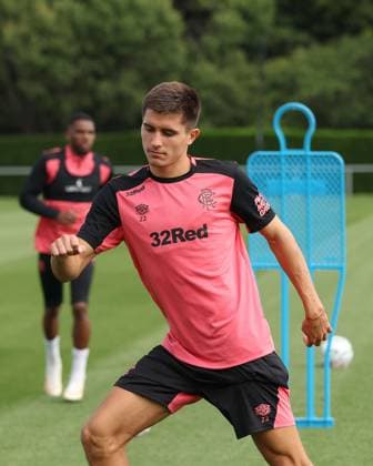 Vanja Dragojevic training ahead of tomorrow s Europa League qualifying match against Jagiellonia Bialystok. Rangers Training - The Rangers Training Centre, Glasgow, Lanarkshire, Scotland, UK - 12 Aug 2026Glasgow The Rangers Training Centre Lanarkshire United Kingdom  Copyright: xO Rourke RangersxFC Shutterstockx 17066919ba