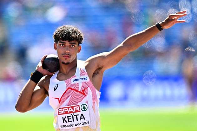 European Athletics Championships Birmingham 2026 - day 3 BIRMINGHAM, ENGLAND - AUGUST 12 : Keita Dai (BEL) in action during the Shot Put Decathlon on day 3 of the Birmingham 2026 European Athletics Championships on August 12, 2026 in Birmingham, England, 12 08 2026 Birmingham ENGLAND  Copyright: xTomasxSiskx