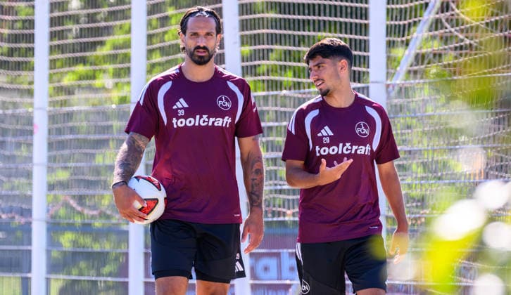 12.08.2026 - Fussball - 2. Fussball - Bundesliga - Saison 2026 2027 - 1. FC Nürnberg Nuernberg FCN ( Club ) - Training - Sportfoto Zink - xwoxzix - Adriano Grimaldi (39, 1. FC Nürnberg FCN ) Can Yahya Moustfa (28, 1. FC Nürnberg FCN ) *** August 12, 2026 Soccer 2 Bundesliga 2026–2027 Season 1 FC Nuremberg FCN Club Training Sports Photo Zink xwoxzix Adriano Grimaldi 39, 1 FC Nuremberg FCN Can Yahya Moustfa 28, 1 FC Nuremberg FCN