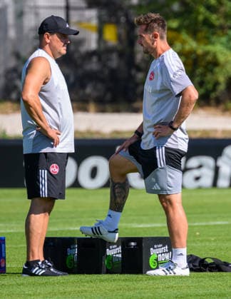 12.08.2026 - Fussball - 2. Fussball - Bundesliga - Saison 2026 2027 - 1. FC Nürnberg Nuernberg FCN ( Club ) - Training - Sportfoto Zink - xwoxzix - Gubov Milan (Physiotherapeut 1. FC Nürnberg FCN ) Miroslav Miro Klose ( Trainer 1. FC Nürnberg FCN ) *** August 12, 2026 Soccer 2 Bundesliga 2026–2027 Season 1 FC Nuremberg FCN Club Training Sports Photo Zink xwoxzix Gubov Milan Physical Therapist 1 FC Nuremberg FCN Miroslav Miro Klose Coach 1 FC Nuremberg FCN