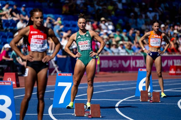 12.08.2026, GBR, Leichtathletik, Europameisterschaft 2026, Morgensession Tag 3, Birmingham Sophie Becker ( Irland ), 400 Meter Damen, Vorlauf Birmingham Alexander Stadium England Großbritannien *** August 12, 2026, GBR, Track and Field, 2026 European Championships, Morning Session, Day 3, Birmingham Sophie Becker (Ireland), Women s 400-meter, Heats, Birmingham Alexander Stadium, England, Great Britain Copyright: xNordphoto Memmlerx