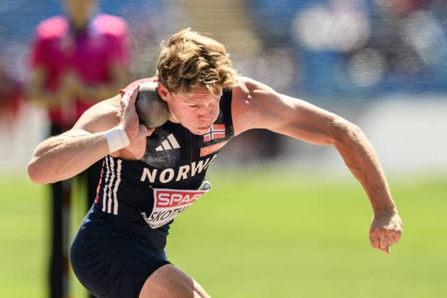 260812 Sander Aae Skotheim of Norway competes in men s decathlon shot put during day 3 of the 2026 European Athletics Championships on August 12, 2026 in Birmingham. Photo: Mathias Bergeld BILDBYRAN kod MB MT1066 friidrott athletics friidrett friidrotts-em em friidretts-em 2026 european athletics championships 3 bbeng norge norway decathon tikamp tiokamp *** August 12, 2026: Sander Aae Skotheim of Norway competes in the men’s decathlon shot put during Day 3 of the 2026 European Athletics Championships on August 12, 2026 in Birmingham. Photo by Mathias Bergeld. BILDBYRAN code MB MT1066. track and field, athletics, friidrett, friidrotts EM, 2026 European Athletics Championships, 3 BBENG, Norway, decathlon, tikamp, tiokamp  Copyright: MATHIASxBERGELD BB260812MB060