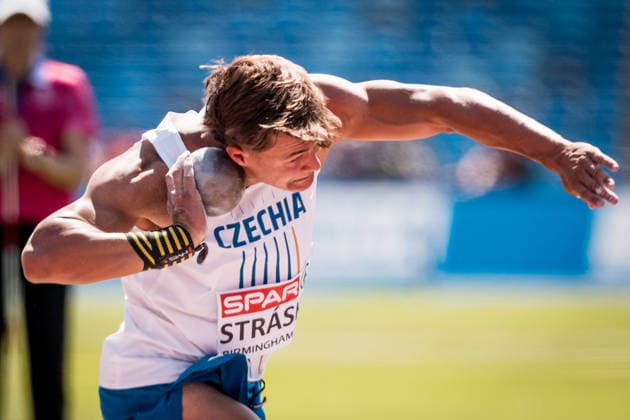 European Athletics Championships in Birmingham, United Kingdom, August 12, 2026, the decathlon shot put. Vilem Strasky of Czech Republic. (CTKxPhoto JaroslavxSvoboda) CTKPhotoP2026081204626  CTKPhotoP2026081204626