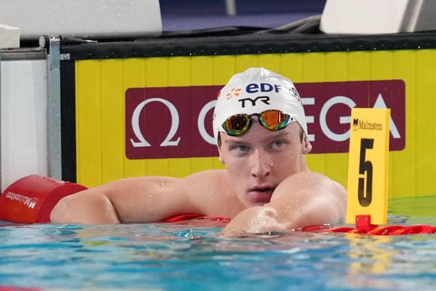 Nathan Muratori from France at the Swimming European Aquatics Championships Paris 2026, Paris, August 12, 2026 .  Copyright: xGianxMattiaxD Alberto LaPressex