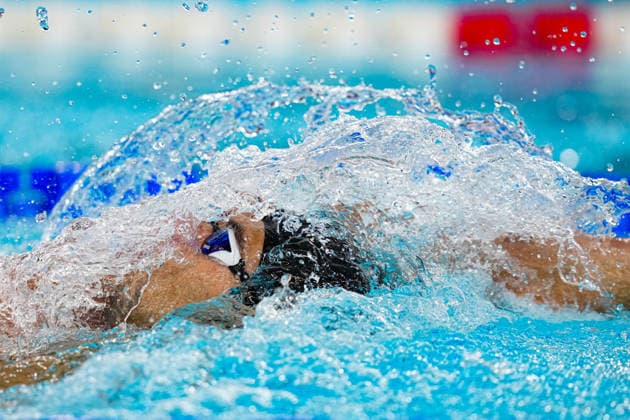 Thomas Ceccon from Italy at the Swimming European Aquatics Championships Paris 2026, Paris, August 12, 2026 .  Copyright: xGianxMattiaxD Alberto LaPressex