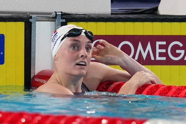 Marrit Steenbergen from Nederland at the Swimming European Aquatics Championships Paris 2026, Paris, August 12, 2026 .  Copyright: xGianxMattiaxD Alberto LaPressex