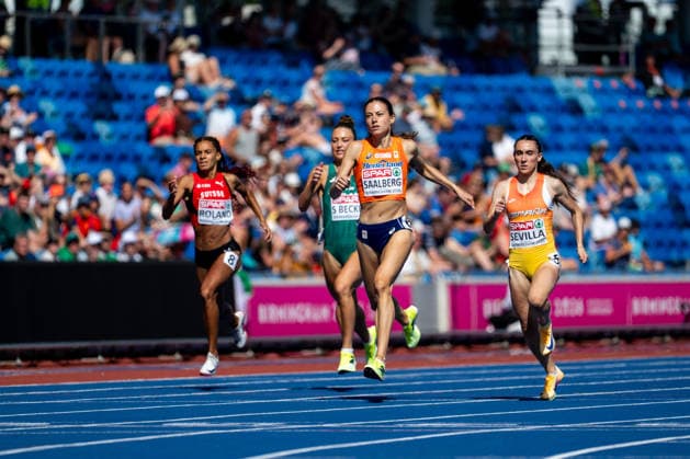 12.08.2026, GBR, Leichtathletik, Europameisterschaft 2026, Morgensession Tag 3, Birmingham Eveline Saalberg ( Niederlande ), 400 Meter Damen, Vorlauf Birmingham Alexander Stadium England Großbritannien *** August 12, 2026, GBR, Track and Field, 2026 European Championships, Morning Session, Day 3, Birmingham; Eveline Saalberg, Netherlands, Women s 400-meter, Heat; Birmingham Alexander Stadium, England, Great Britain Copyright: xNordphoto Memmlerx