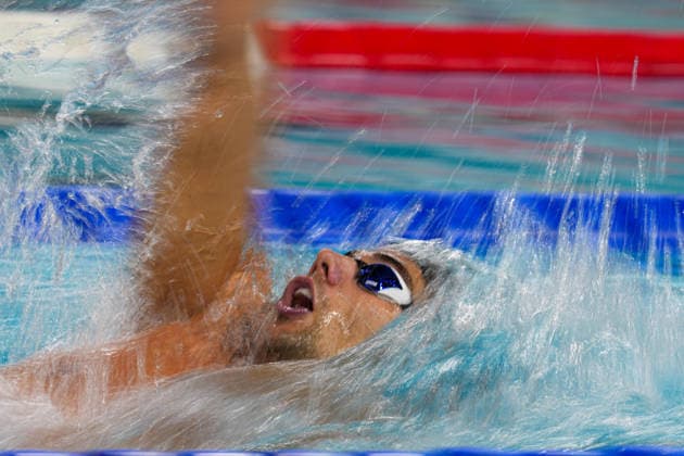 Thomas Ceccon from Italy at the Swimming European Aquatics Championships Paris 2026, Paris, August 12, 2026 .  Copyright: xGianxMattiaxD Alberto LaPressex