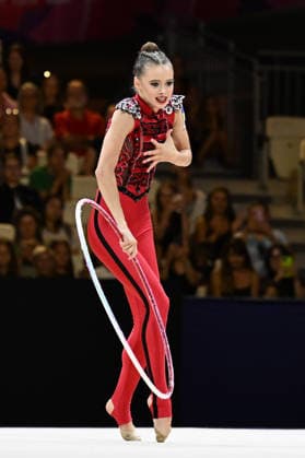 IPA87418036 - ONOFRIICHUK Taisiia (UKR) performed during the 42nd Rhythmic gymnastics, Rhythmische Sportgymnastik, RSG World Championships in Frankfurt am Main, Germany, on August 12, 2026  Copyright: xFilippoxTomasi IPAxSportx xx 87418036