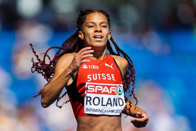 BIRMINGHAM, UNITED KINGDOM - AUGUST 12: Melanie Roland of Switzerland competes in the Women s 400m during the European Athletics Championships at Alexander Stadium on August 12, 2026 in Birmingham, United Kingdom. England United Kingdom Copyright: xBEAUTIFULxSPORTS TobiasxLacknerx