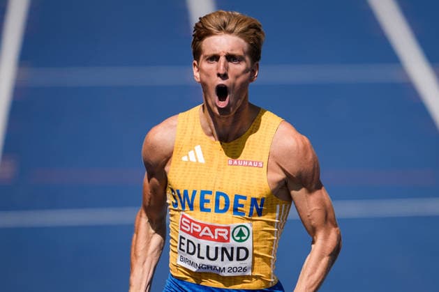 EM i friidrett utendors 2026 - Dag 3 Birmingham, England 20260812. Oskar Edlund fra Sverige i ovelsen 400 meter hekk menn semifinale under EM i friidrett 2026 pa Alexander Stadium i Birmingham onsdag. Foto: Beate Oma Dahle NTB Birmingham England EDITORIAL USE ONLY. RESTRICTED USE FOR BETTING COMPANIES Ref:_SPOgt7rUQwh7z8.jpg *** 2026 European Outdoor Athletics Championships, Day 3, Birmingham, England 20260812 Oskar Edlund of Sweden in the men’s 400-meter hurdles semifinal at the 2026 European Athletics Championships at Alexander Stadium in Birmingham on Wednesday. Photo: Beate Oma Dahle, NTB, Birmingham, England. EDITORIAL USE ONLY. RESTRICTED USE FOR BETTING COMPANIES  Copyright: xBeatexOmaxDahlex xNTBx