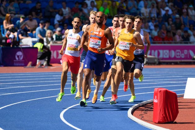 BIRMINGHAM, GREAT BRITAIN - August 12: Alexander Stepanov (Germany) during the 800 metres during the European Athletics Championships 2026 at Alexander Stadium in Birmingham, Great Britain (Photo by Sven Beyrich Sports Press Photo)  Copyright: xSvenxBeyrich SportsxPressxPhotox Sportspressphoto_SPR204528