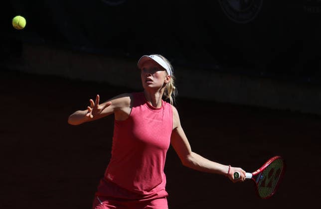 Tennisturnier Ladies & Gents Cup am Hamburger Rothenbaum: Marie Vogt (Deutschland). *** Ladies Gents Cup Tennis Tournament at Rothenbaum in Hamburg, Marie Vogt, Germany