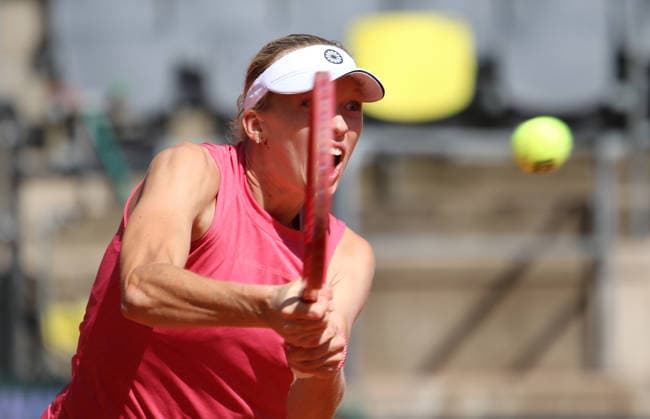 Tennisturnier Ladies & Gents Cup am Hamburger Rothenbaum: Marie Vogt (Deutschland). *** Ladies Gents Cup Tennis Tournament at Rothenbaum in Hamburg, Marie Vogt, Germany