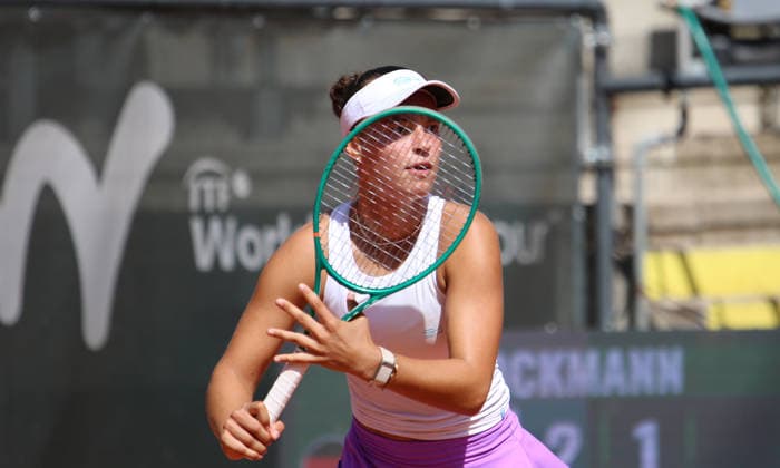Tennisturnier Ladies & Gents Cup am Hamburger Rothenbaum: Tessa Johanna Brockmann (Deutschland). *** Ladies Gents Cup Tennis Tournament at Rothenbaum in Hamburg—Tessa Johanna Brockmann, Germany