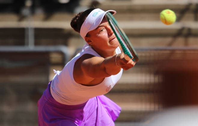 Tennisturnier Ladies & Gents Cup am Hamburger Rothenbaum: Tessa Johanna Brockmann (Deutschland). *** Ladies Gents Cup Tennis Tournament at Rothenbaum in Hamburg—Tessa Johanna Brockmann, Germany