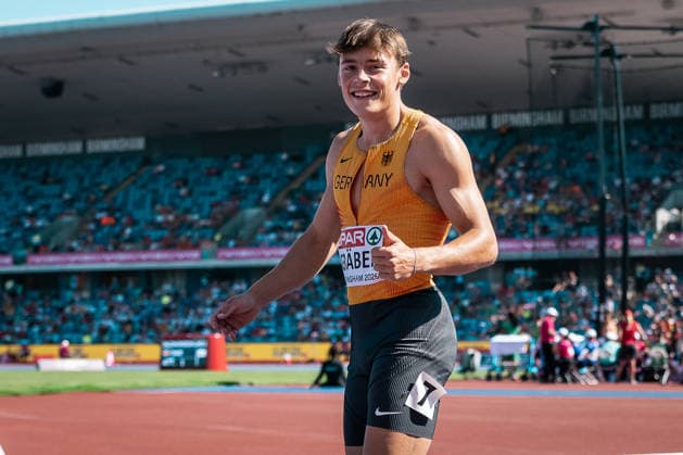 Amadeus Graeber (Eintracht Frankfurt, Zehnkampf Maenner), GBR, Leichtathletik, Athletics, European Athletics Championships 2026, Leichtathletik Europameisterschaft 2026, Birmingham 2026, 09.08.2026, GBR, Leichtathletik, Athletics, European Athletics Championships 2026, Leichtathletik Europameisterschaft 2026, Birmingham 2026, 09.08.2026 Birmingham *** Amadeus Graeber, Eintracht Frankfurt, Men s Decathlon, GBR, Track and Field, Athletics, 2026 European Athletics Championships, 2026 European Track and Field Championships, Birmingham 2026, August 9, 2026, GBR, Track and Field, Athletics, 2026 European Athletics Championships, 2026 European Track and Field Championships, Birmingham 2026, August 9, 2026, Birmingham Copyright: xStefanxMayerx EP_SMR