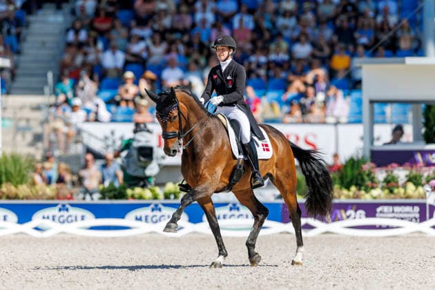 AACHEN - FEI World Championships 2026, AACHEN - FEI World Championships 2026 LAUDRUP-DUFOUR Cathrine (DEN), Mount St John Freestyle FEI Dressage World Championship, WM, Weltmeisterschaft Grand Prix de Dressage Team Finale & Einzelqualifikation Lambertz-Preis Aachen, Reitstadion Soers 12. August 2026 - *** 2026 FEI World Championships in Aachen, Aachen FEI World Championships 2026, Cathrine Laudrup Dufour (DEN), Mount St. John, Freestyle, FEI Dressage World Championship, Grand Prix de Dressage, Team Final, Individual Qualifier, Lambertz Prize Aachen, Soers Equestrian Stadium, August 12, 2026