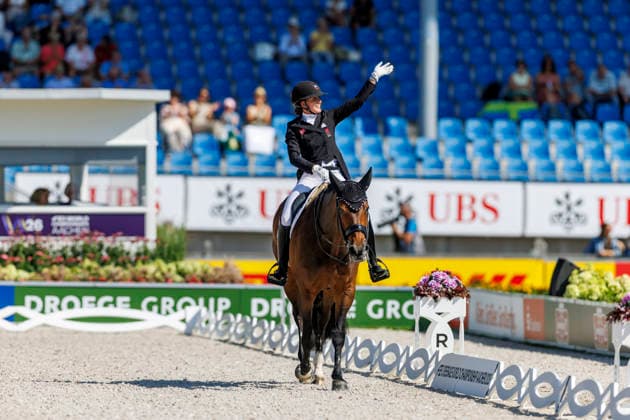 AACHEN - FEI World Championships 2026, AACHEN - FEI World Championships 2026 LAUDRUP-DUFOUR Cathrine (DEN), Mount St John Freestyle FEI Dressage World Championship, WM, Weltmeisterschaft Grand Prix de Dressage Team Finale & Einzelqualifikation Lambertz-Preis Aachen, Reitstadion Soers 12. August 2026 - *** 2026 FEI World Championships in Aachen, Aachen FEI World Championships 2026, Cathrine Laudrup Dufour (DEN), Mount St. John, Freestyle, FEI Dressage World Championship, Grand Prix de Dressage, Team Final, Individual Qualification, Lambertz Prize Aachen, Soers Equestrian Stadium, August 12, 2026