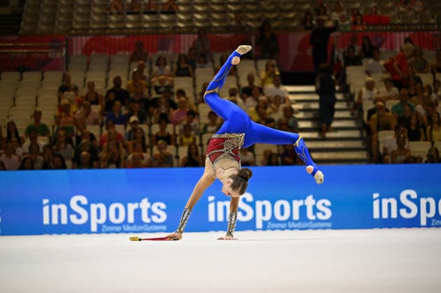 IPA87419760 - Vera Tugolukova (CYP) in the cubs category at the 42nd Rhythmic gymnastics, Rhythmische Sportgymnastik, RSG World Championships, held in Frankfurt am Main, Germany, on August 12, 2026  Copyright: xFilippoxTomasi IPAxSportx xx 87419760