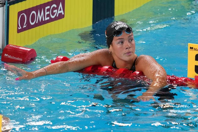 Bianca Nannucci from Italy at the Swimming European Aquatics Championships Paris 2026, Paris, August 12, 2026 .  Copyright: xGianxMattiaxD Alberto LaPressex